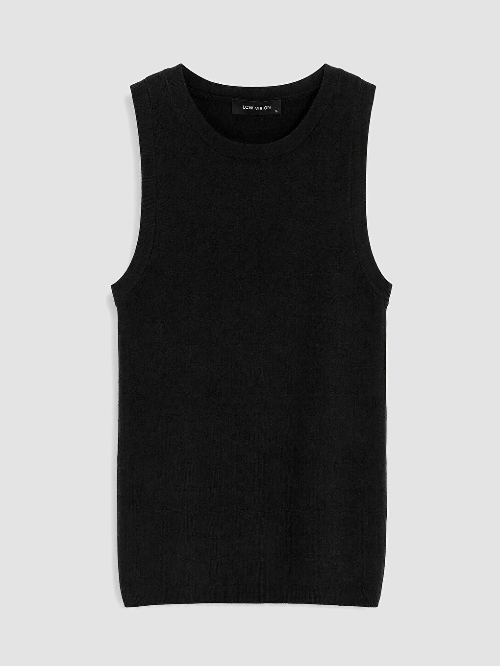Woman Black Tank Top-4