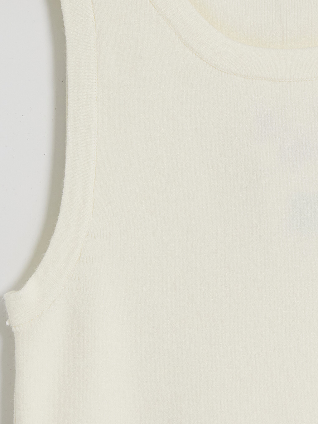 Woman Ecru Tank Top-5