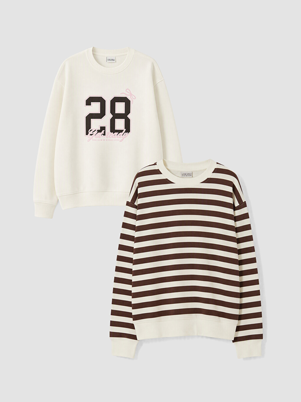 Girl Ecru Sweatshirt