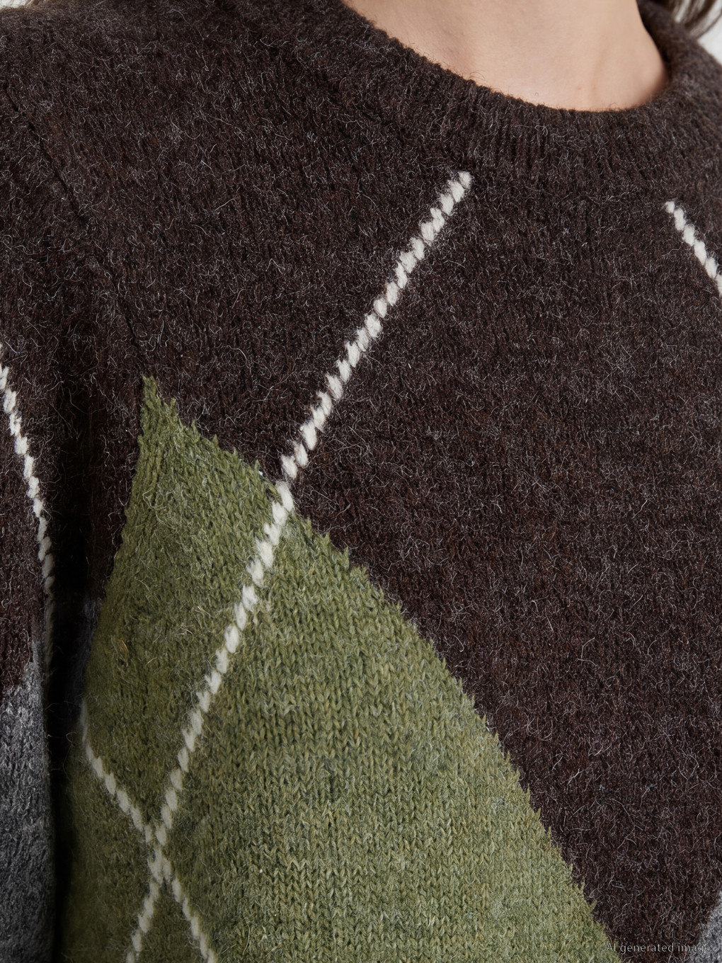 Wool Blended Women's Knitwear Sweater-2