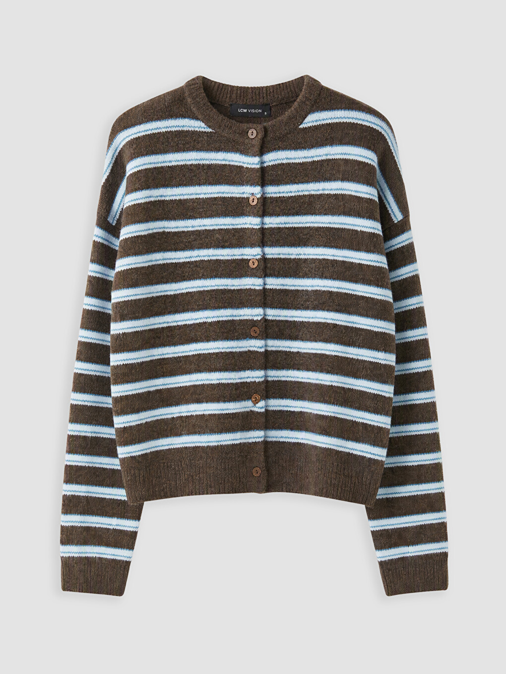 Woman Blue Cardigan-4
