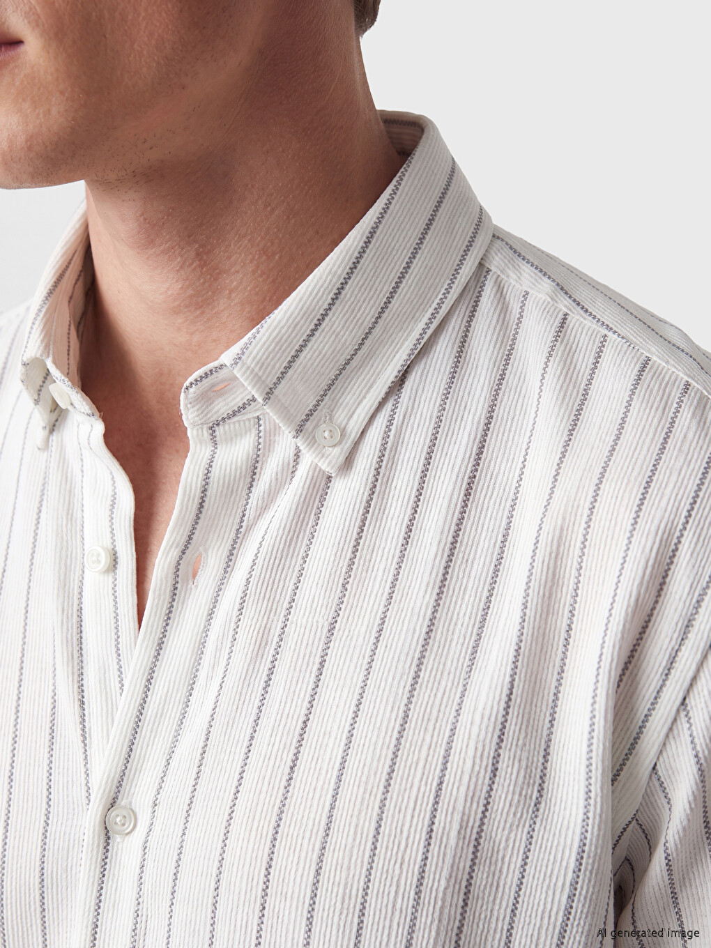 Regular Fit Striped Men's Shirt-2