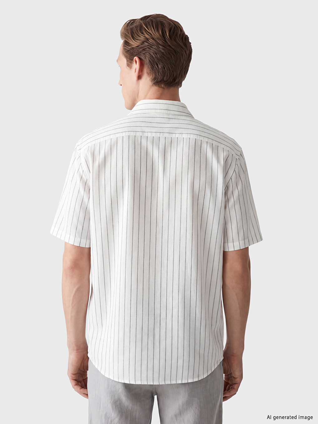 Regular Fit Striped Men's Shirt-3