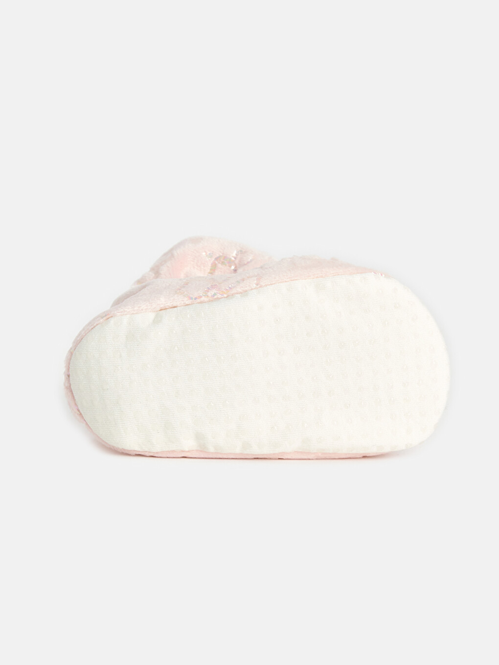 Pembe Pelüş Astarlı Kız Bebek Ev Botu-3