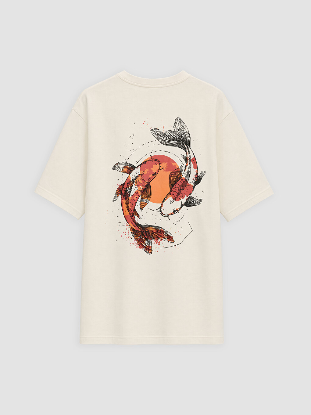 Femër Ngjyre Pana T-shirt-5
