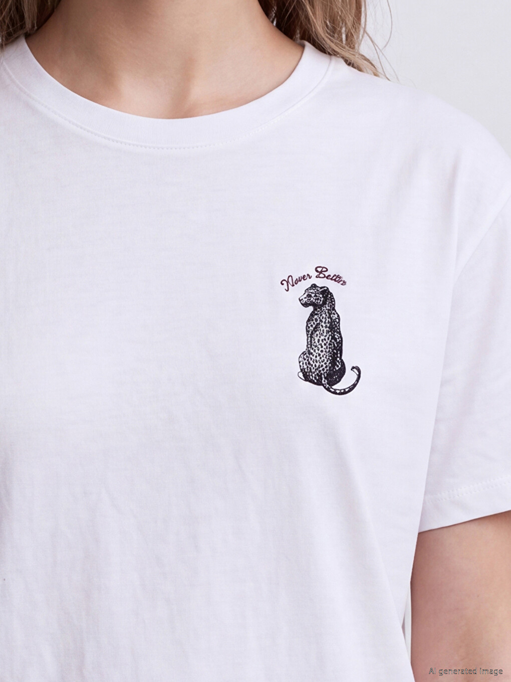 Printed 100% Cotton Women's T-shirt-2
