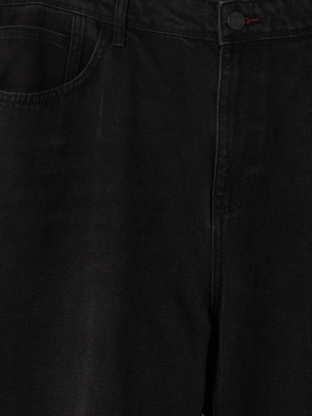 Siyah 745 Baggy Fit Erkek Jean Pantolon-1