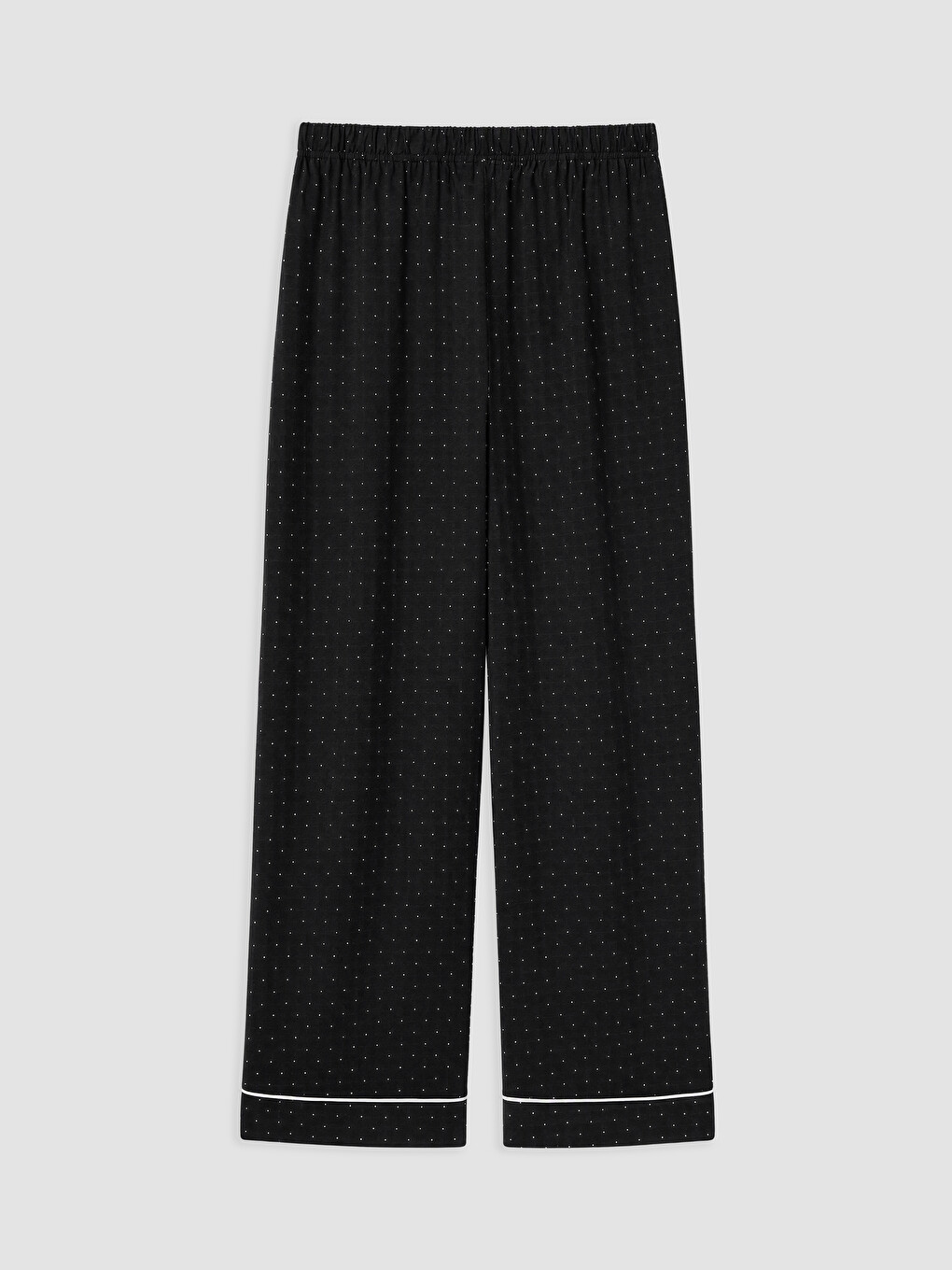 Siyah Puantiyeli Kadın Pijama Takım-4