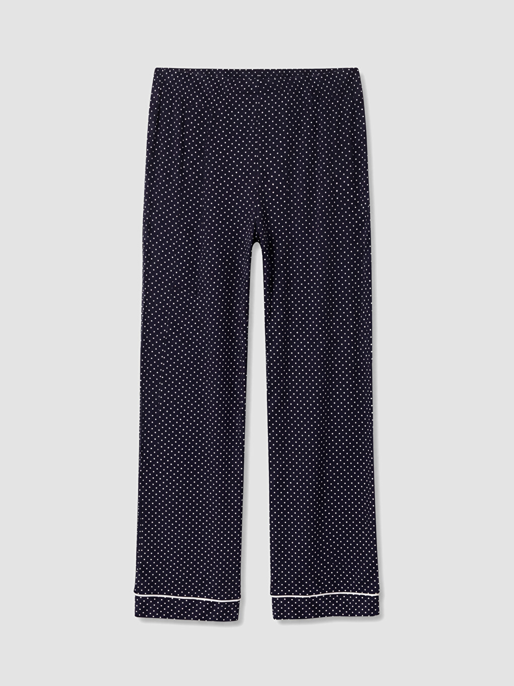 Lacivert Puantiyeli Kadın Pijama Takım-5
