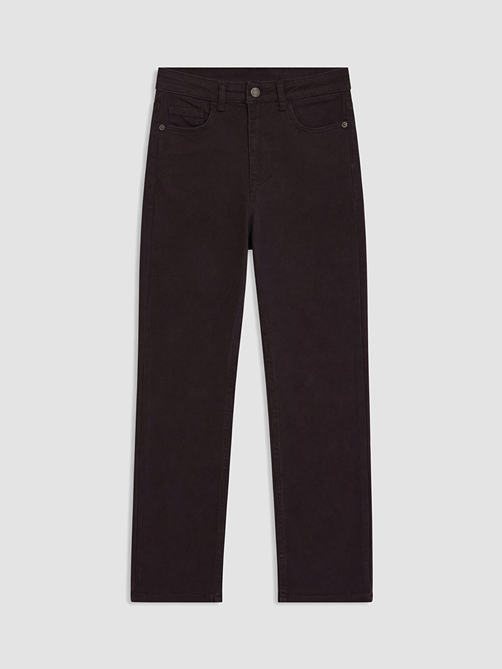Mürdüm Flare Kadın Jean Pantolon