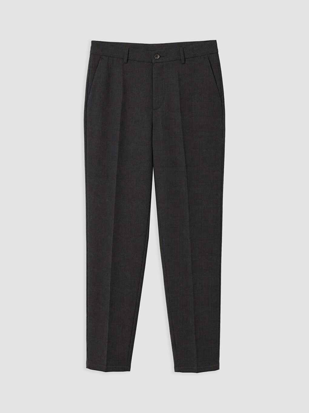 Siyah Slim Fit Erkek Pileli Erkek Pantolon