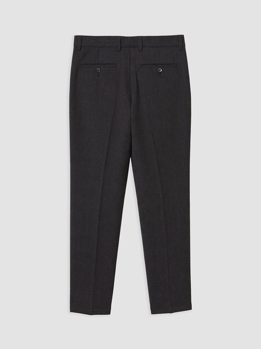 Siyah Slim Fit Erkek Pileli Erkek Pantolon-1