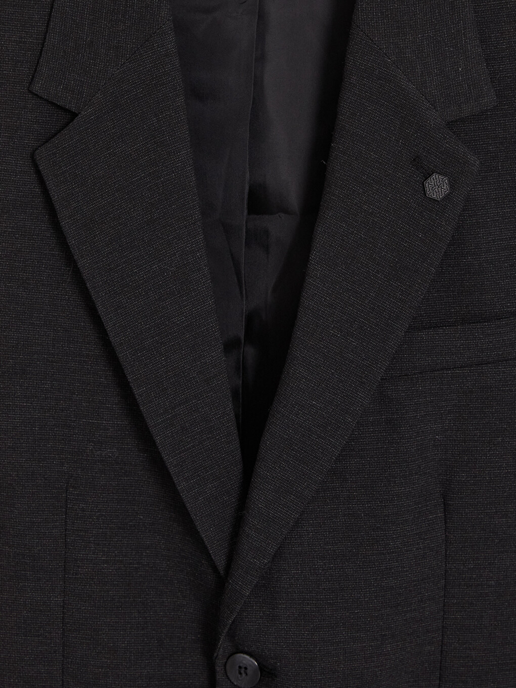 Antrasit Slim Fit Erkek Blazer Ceket-1
