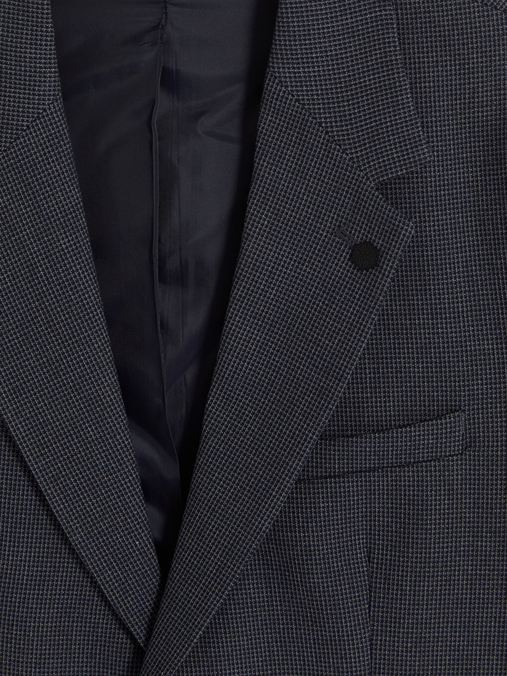 Lacivert Slim Fit Erkek Blazer Ceket-2