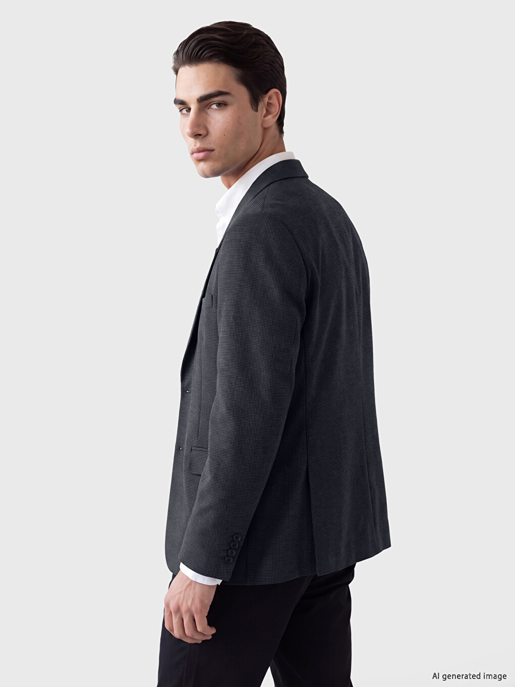 Slim Fit Men's Blazer Jacket-3