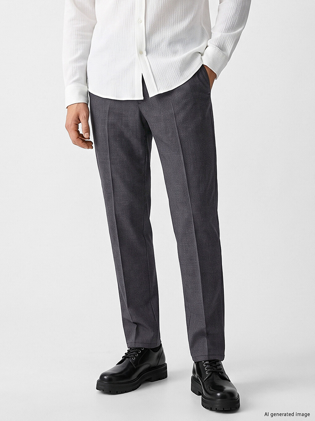 Man Navy Trousers-1
