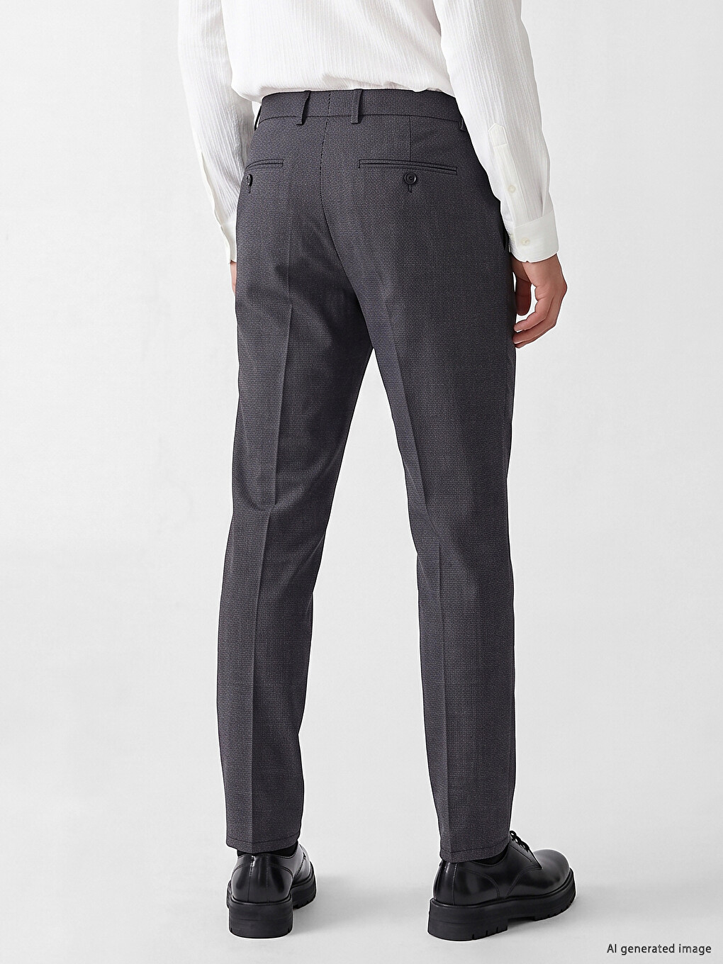 Man Navy Trousers-3