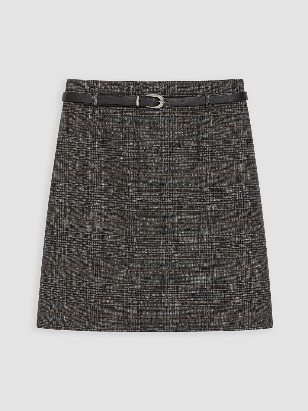 Woman Grey Skirt-4