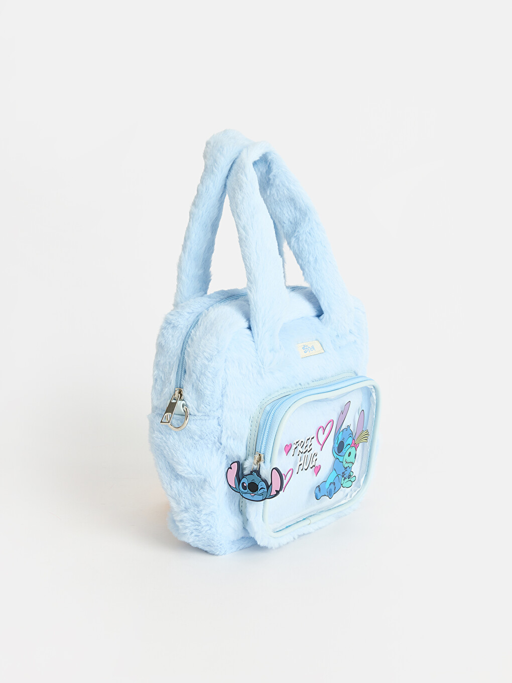 Lila Stitch Baskılı Kız Çocuk Omuz Çantası-2