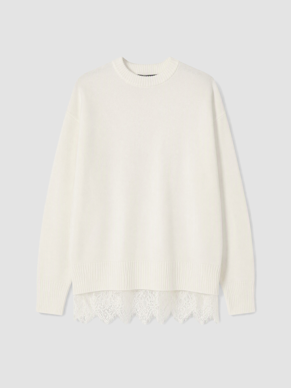 Lace Women's Knitwear Tunic-4