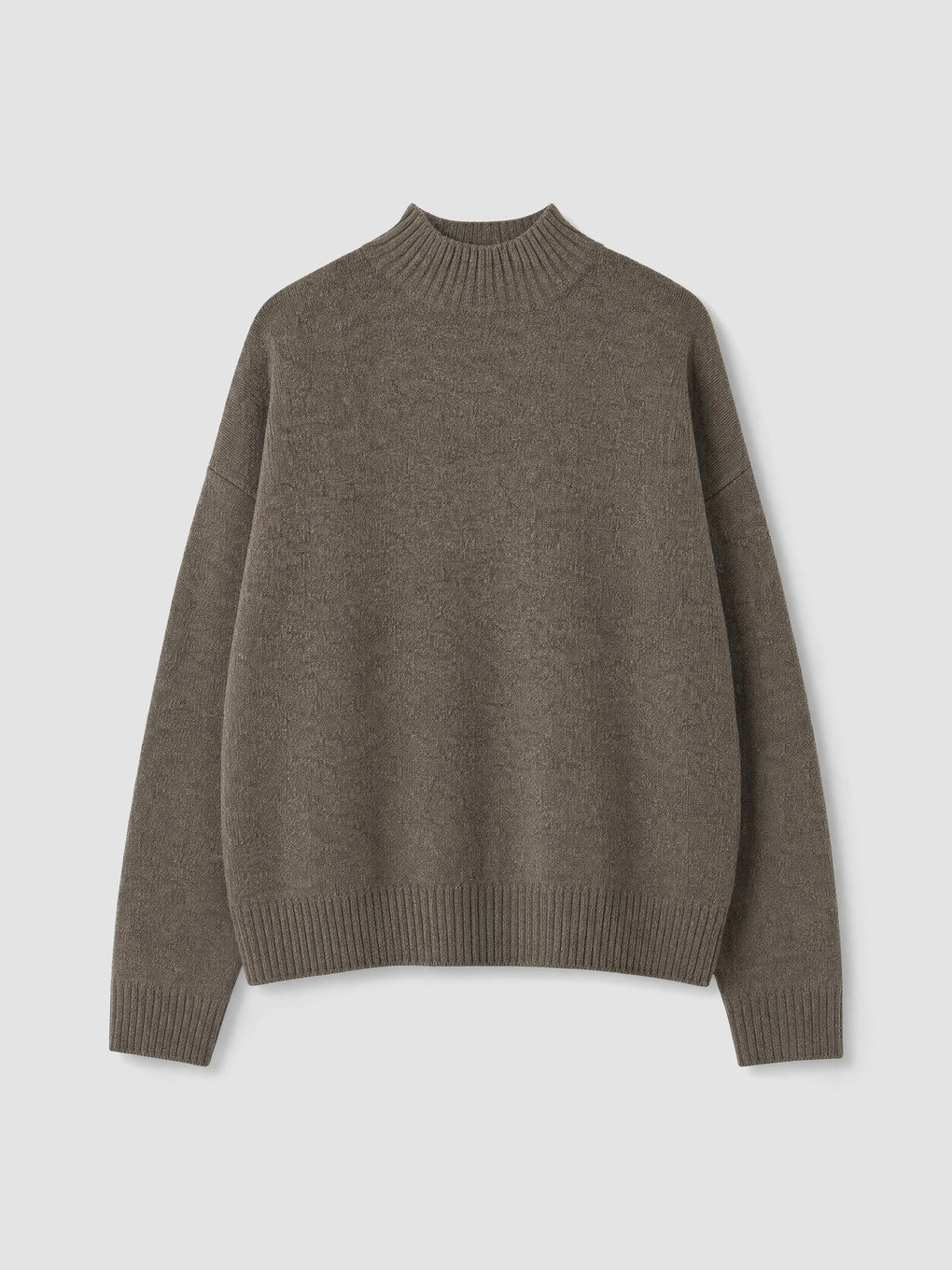 Mock Neck Women's Knitwear Sweater-4