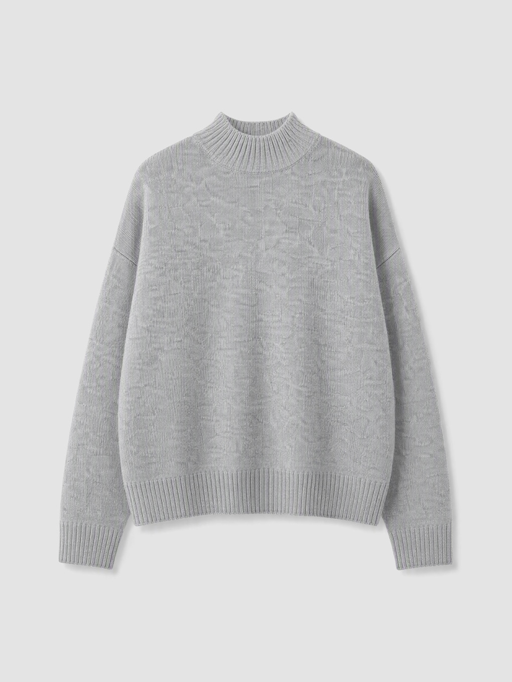 Mock Neck Women's Knitwear Sweater-4