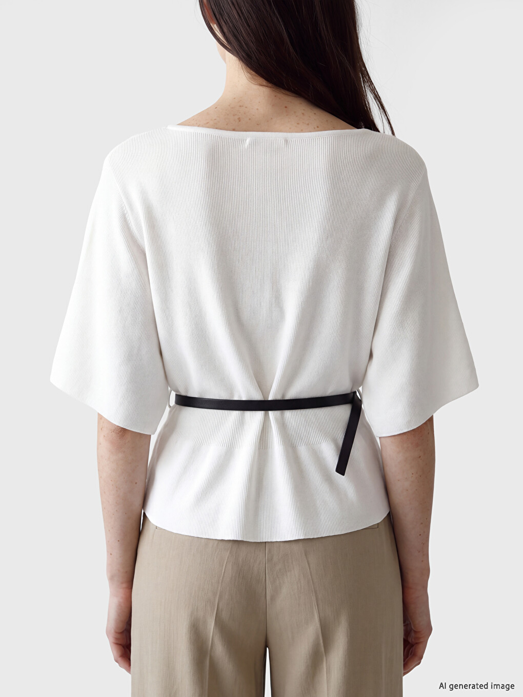 Woman Ecru Sweater-3