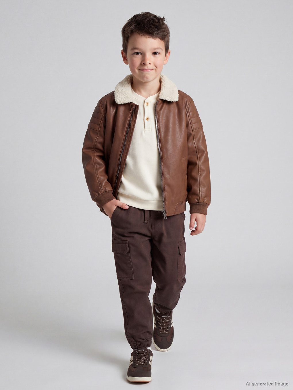  Boys' Cargo Jogger Trousers