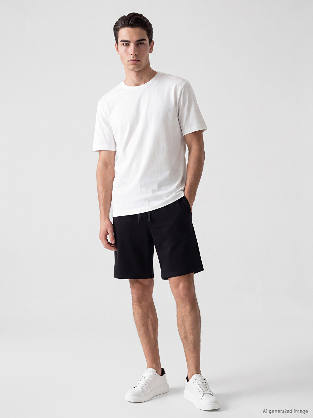 Crew Neck Men's T-shirt-1