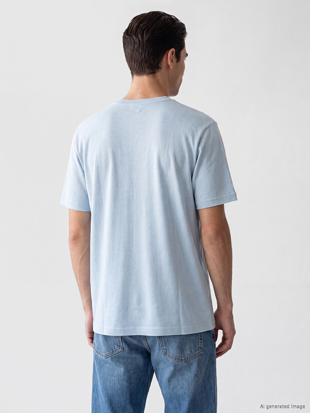 Crew Neck Men's T-shirt-2