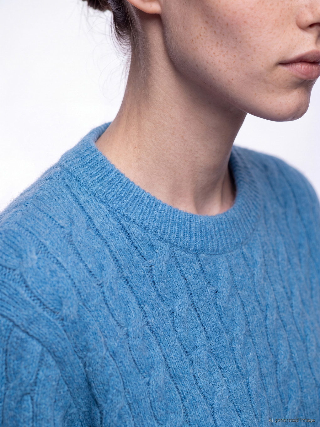 Cable Knit Patterned Women's Knitwear Sweater-3