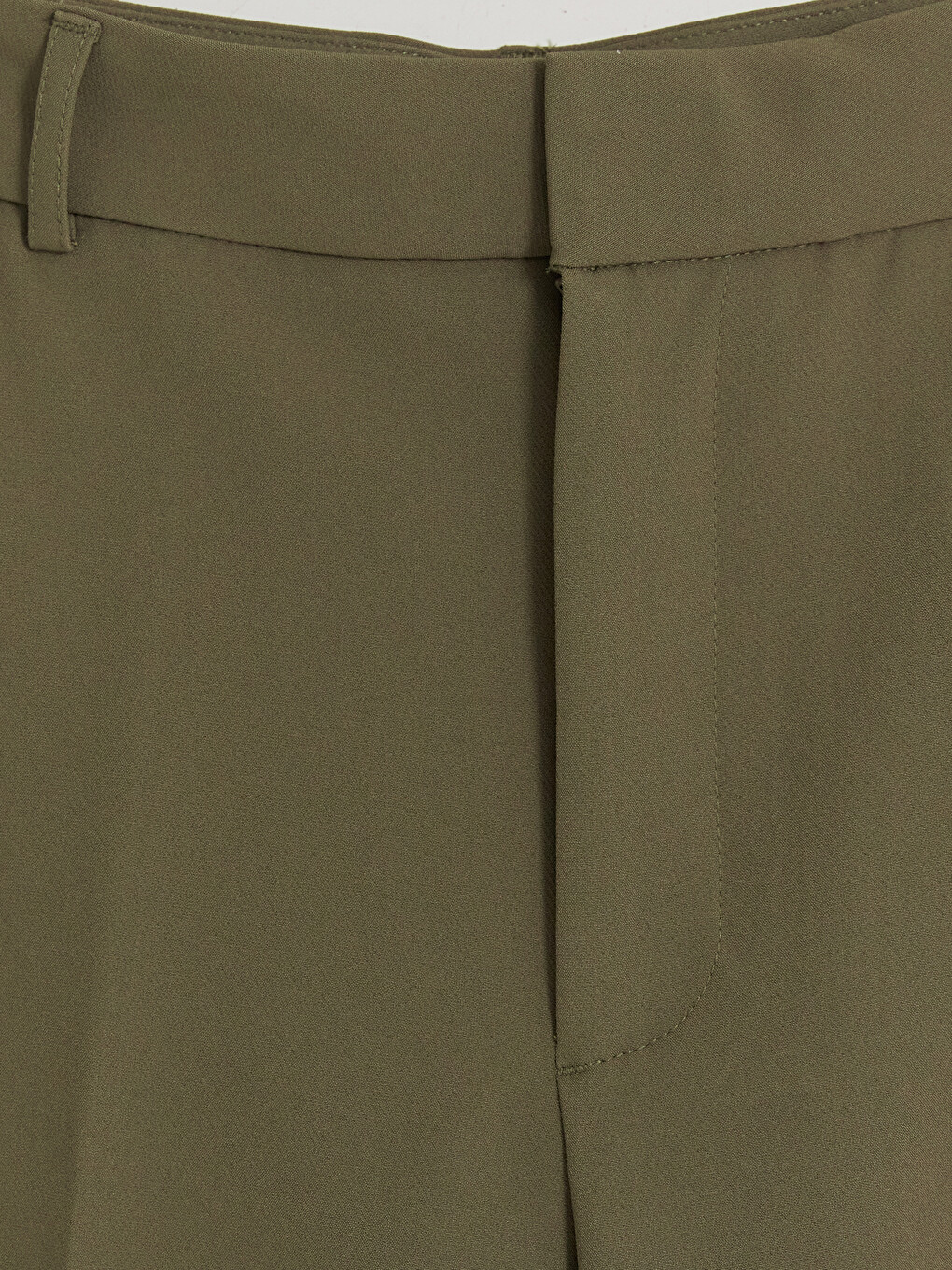 Haki Regular Fit Kadın Pantolon-5