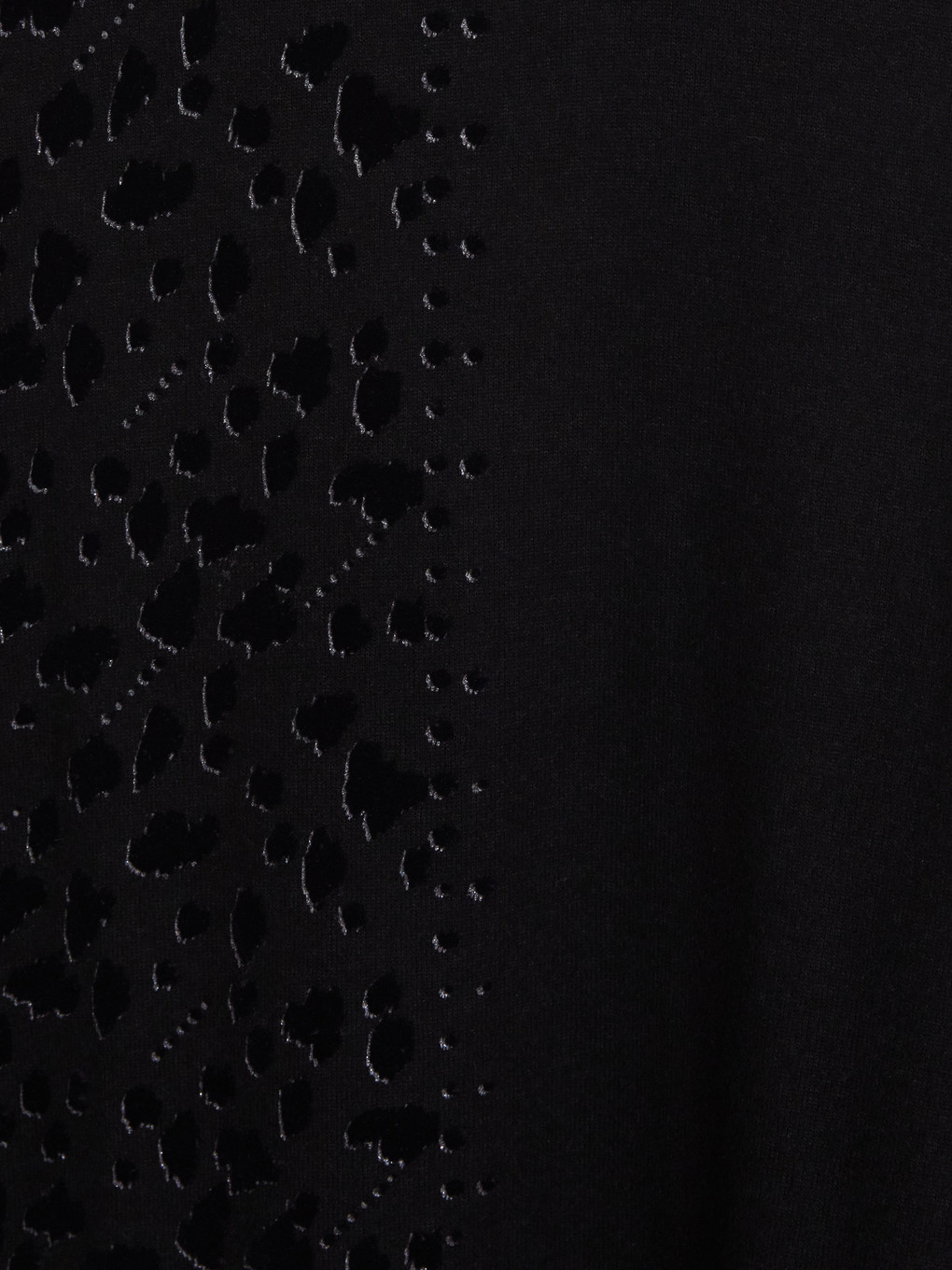 Crew Neck Patterned Blouse-2