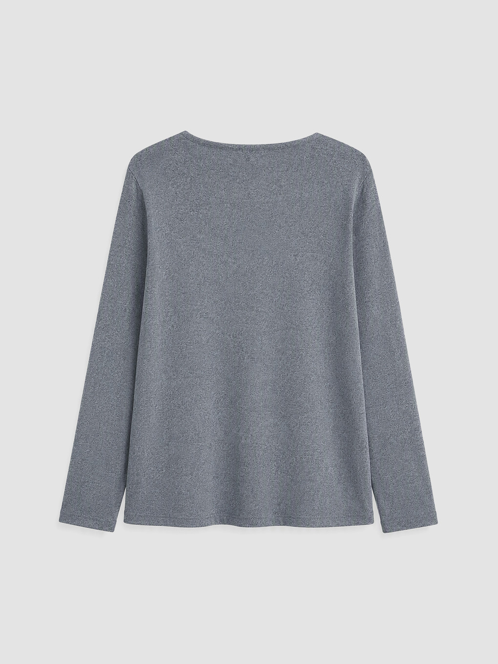 Crew Neck Patterned Blouse-2