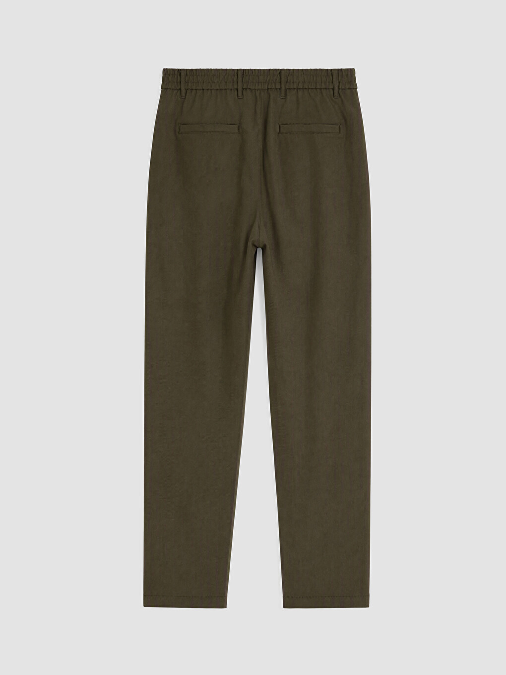 Haki Regular Fit Gabardin Erkek Pileli Pantolon-2