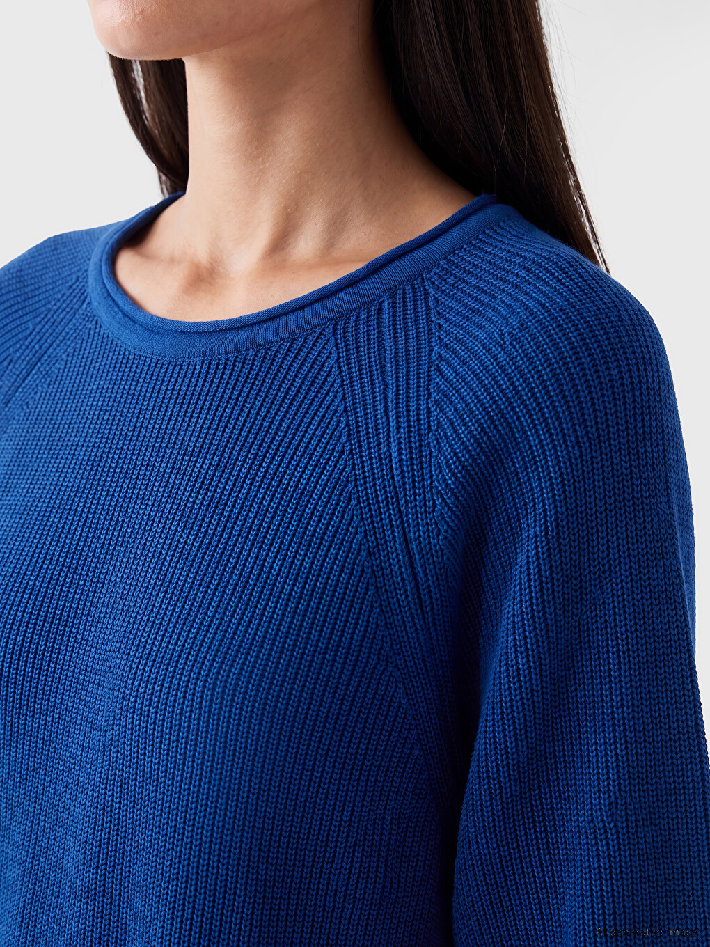 Crew Neck Women's Knitwear Sweater-2