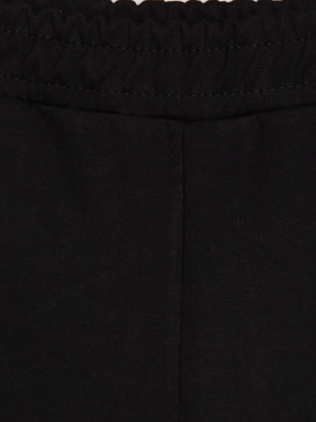 Siyah Wide Leg Fit Kız Çocuk Eşofman Altı-1