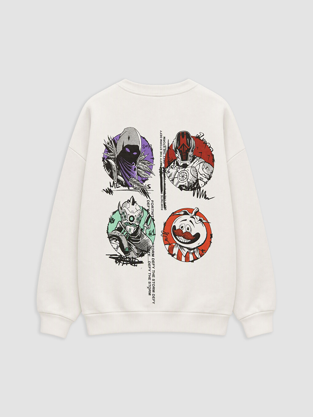 Fortnite Printed Boys' Thick Sweatshirt-1
