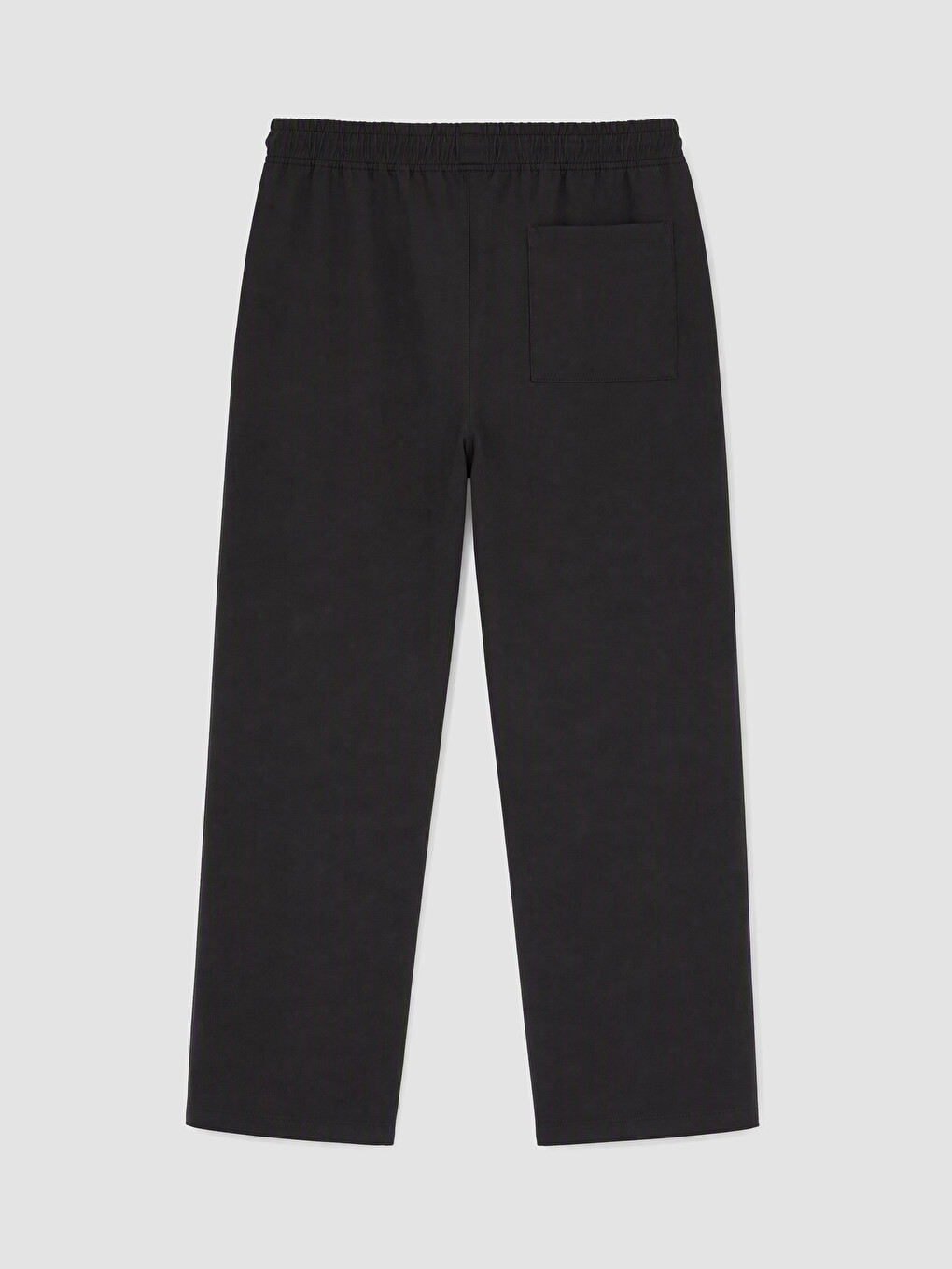 Siyah Relax Fit Erkek Pantolon-5