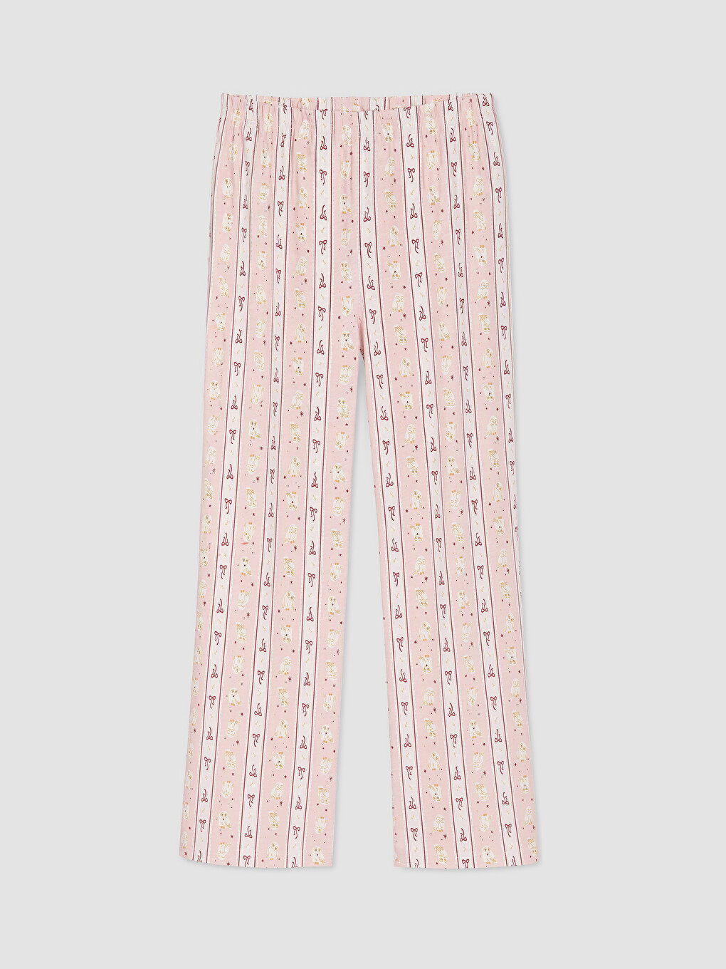 Pembe Harry Potter Desenli Kadın Pijama Alt