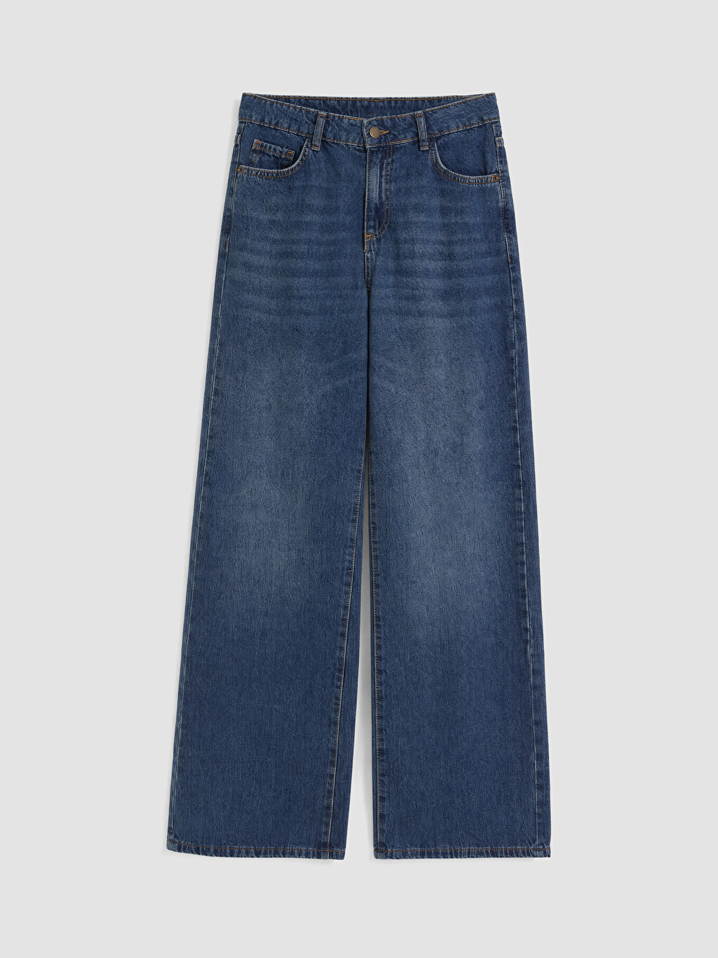 İndigo Wideleg Kadın Jean Pantolon