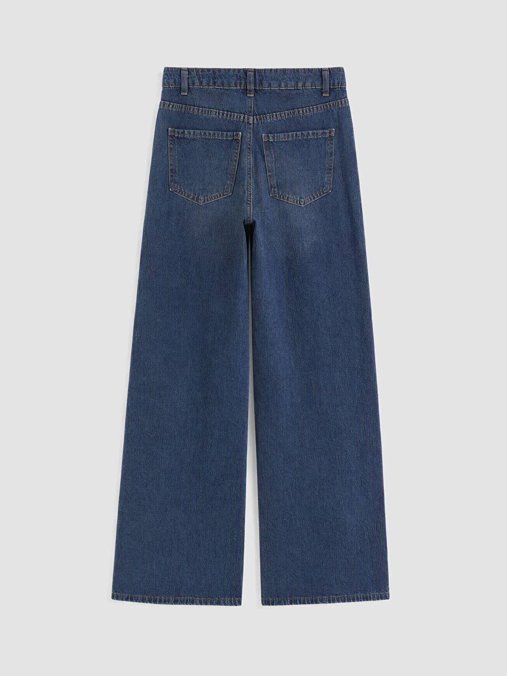 İndigo Wideleg Kadın Jean Pantolon-2