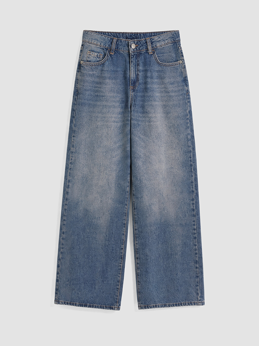 İndigo Wideleg Kadın Jean Pantolon