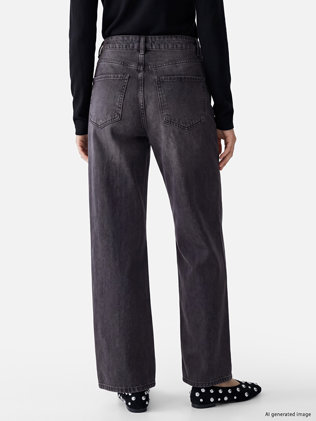 Wideleg Women's Jeans-3