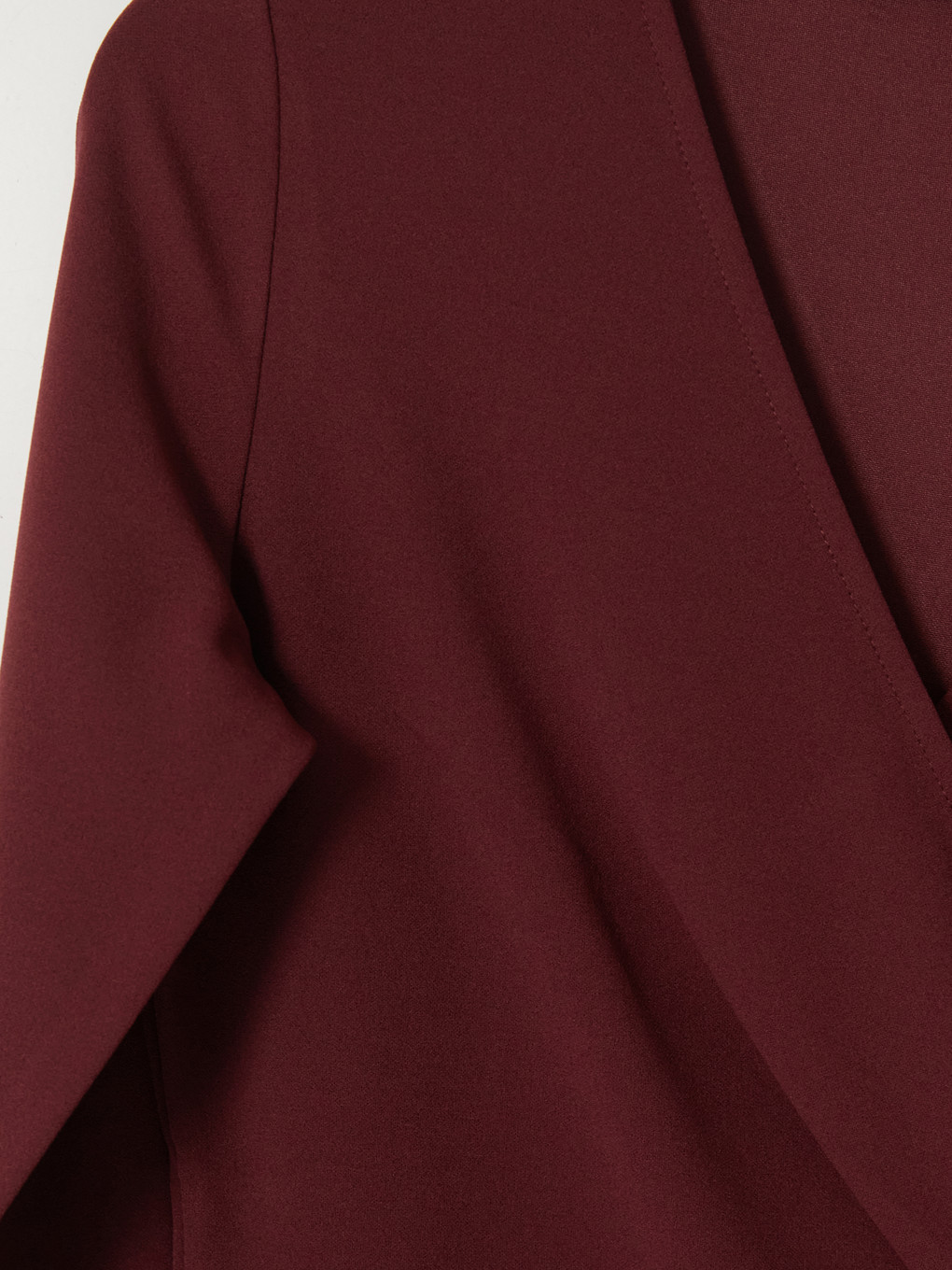 Bluza S Dvorednim Preklopnim Ovratnikom I Naborima-5