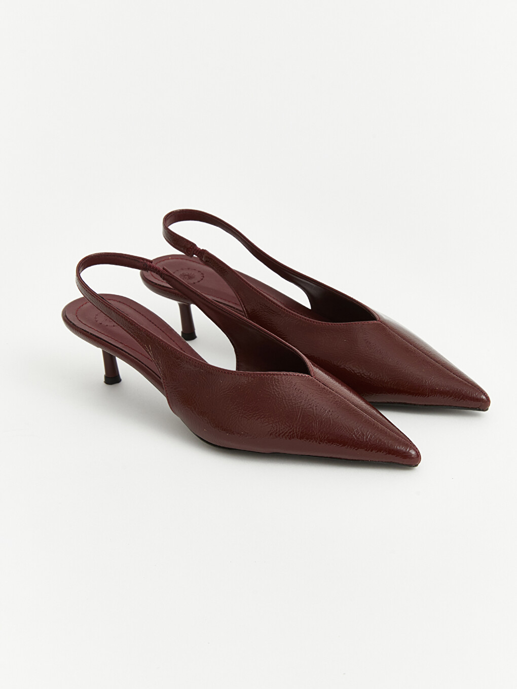 Pointed Toe Back Women's Heeled Shoe