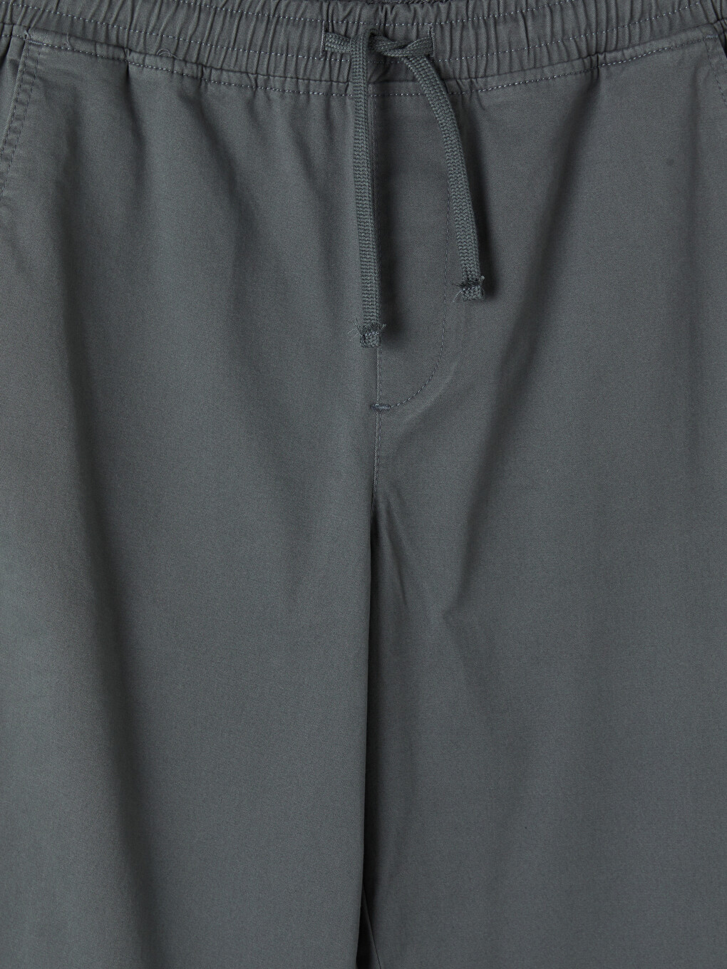 Relaxed Fit Men's Gabardine Trousers-1