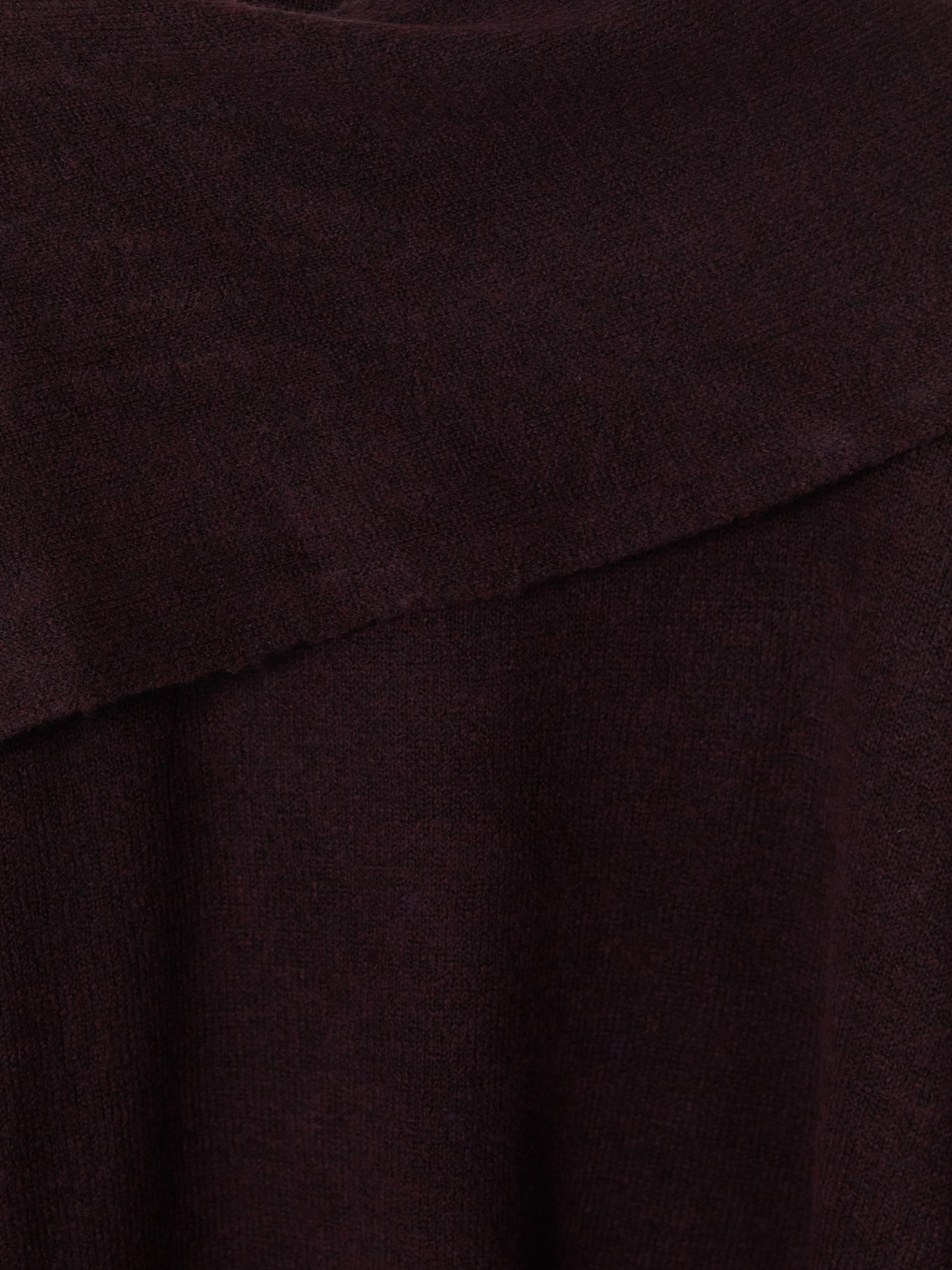 Mor Atkılı Oversize Kadın Triko Kazak-6
