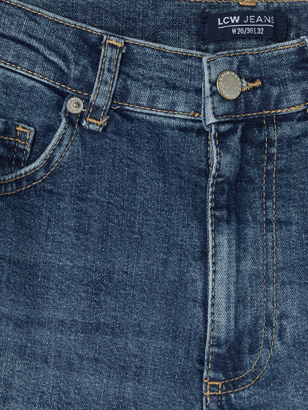 High Waisted Culotte Fit Women's Jeans-6