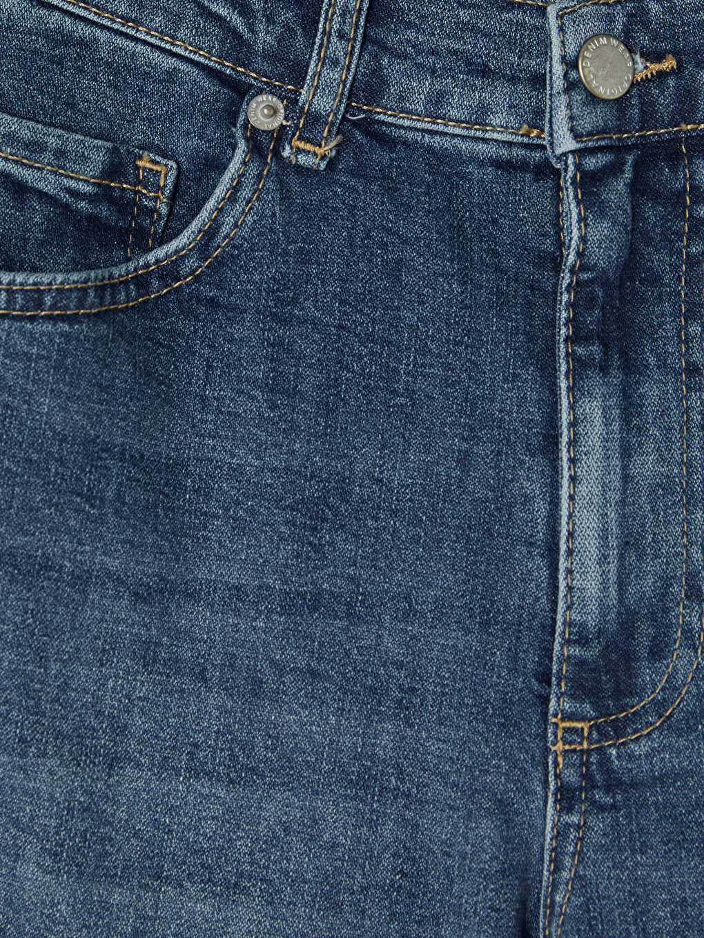 High Waisted Culotte Fit Women's Jeans-6